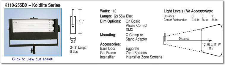 K110-255BX - Koldlite Series